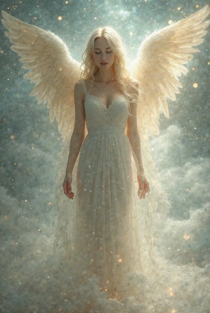 I want it to be a little further away, And that the angel doesn't look very human