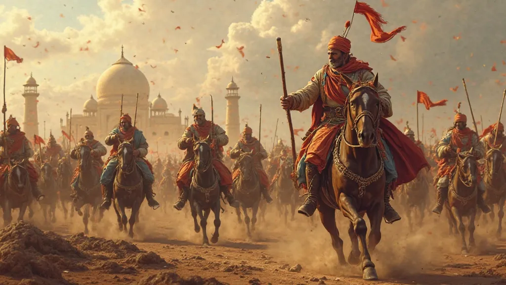 hyper realistic, ultra detailed photography   One of Alauddin’s most significant achievements was his victory over the Mongols, who had repeatedly invaded India. In 1299 and 1303, he repelled their attacks with decisive military 