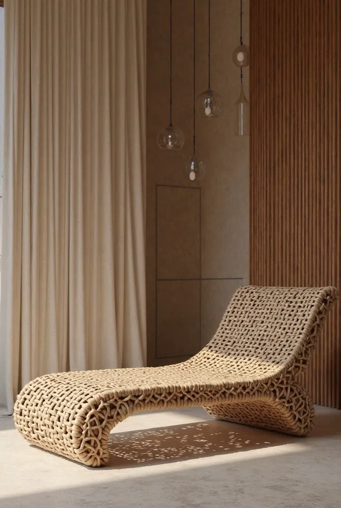  expressing new ideas for furniture design in India, with a focus on the charpoy, a traditional woven bench. The philosophy of design is to honor the rich cultural heritage of India while infusing a modern aesthetic. The charpoy will be reimagined with inn...