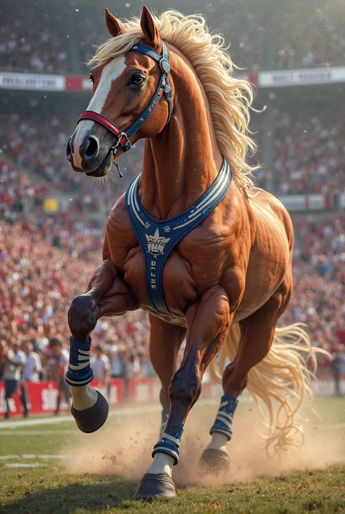 Pumped horse for mascot 