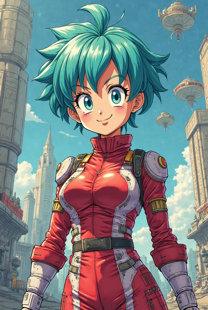 Do it in the style of Akira Toriyama a bulma