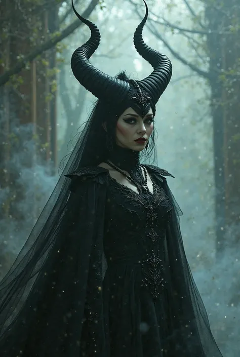 But do it sideways and let it have horns like Maleficent's 