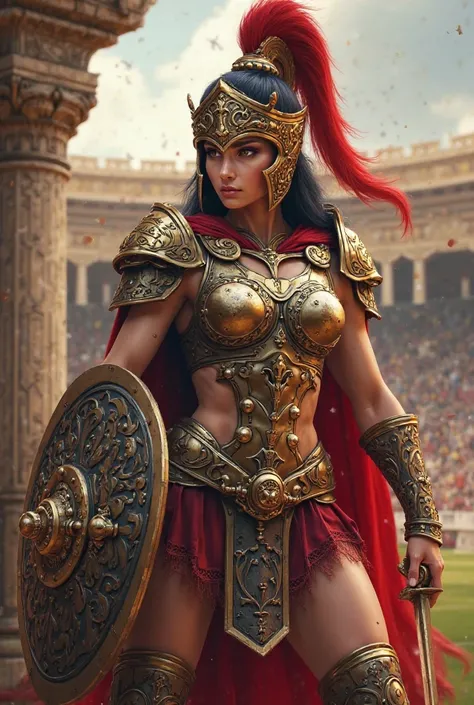 Mascot for the female Gladiator soccer team