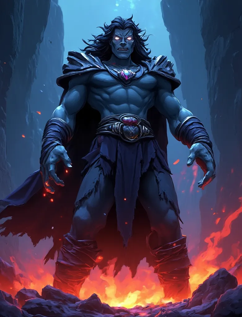 An epic version of Hades from the Disney movie Hercules