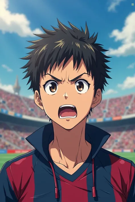 A young man from the anime says if Messi really will return to Barcelona in a statement saying that he wants to continue his career in Barcelona 