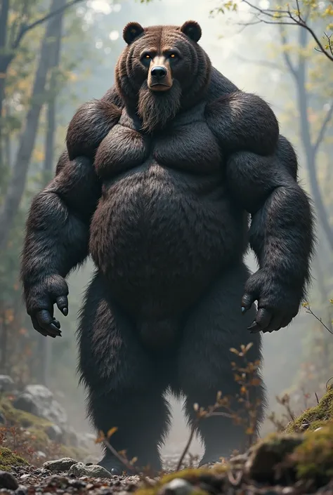 Strong Black
Hybrid, Norse, Greek, Japanese, Chinese, and Egyptian God With waves and full beard, full body picture, bearish burly body

Create an image based on this description, not an an actual bear, a black man with the build of a bear, make the physiq...