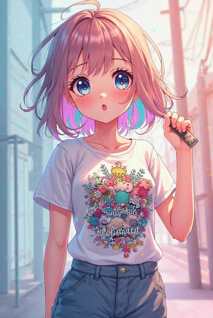  anime girl t-shirt