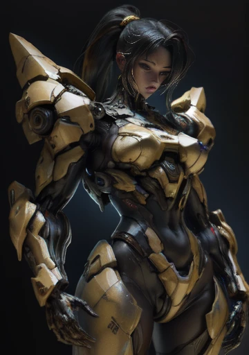   masterpiece，（nsfw：2）Coal mine granite processing cyberpunk machinery dark chocolate shell latex tits（is the best quality），Heavy Dark Chocolate Pollution Disturbs Race Mechanical Power Guardian Mecha，Liu Yifei Noble Heavy Gold Guardian Mecha，Face Contour ...