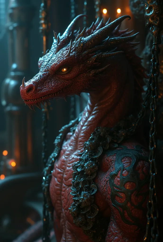 dramatic lighting , Realistic, 8k, Cinematic Composition , dark moody vibe , Dramatic Shadows , Intricate and elaborate pattern , 30 megapixel , chiaroscuro lighting , moody color palette , deep contrast , super real, Hyper detailed badass fantasy dragon ,...