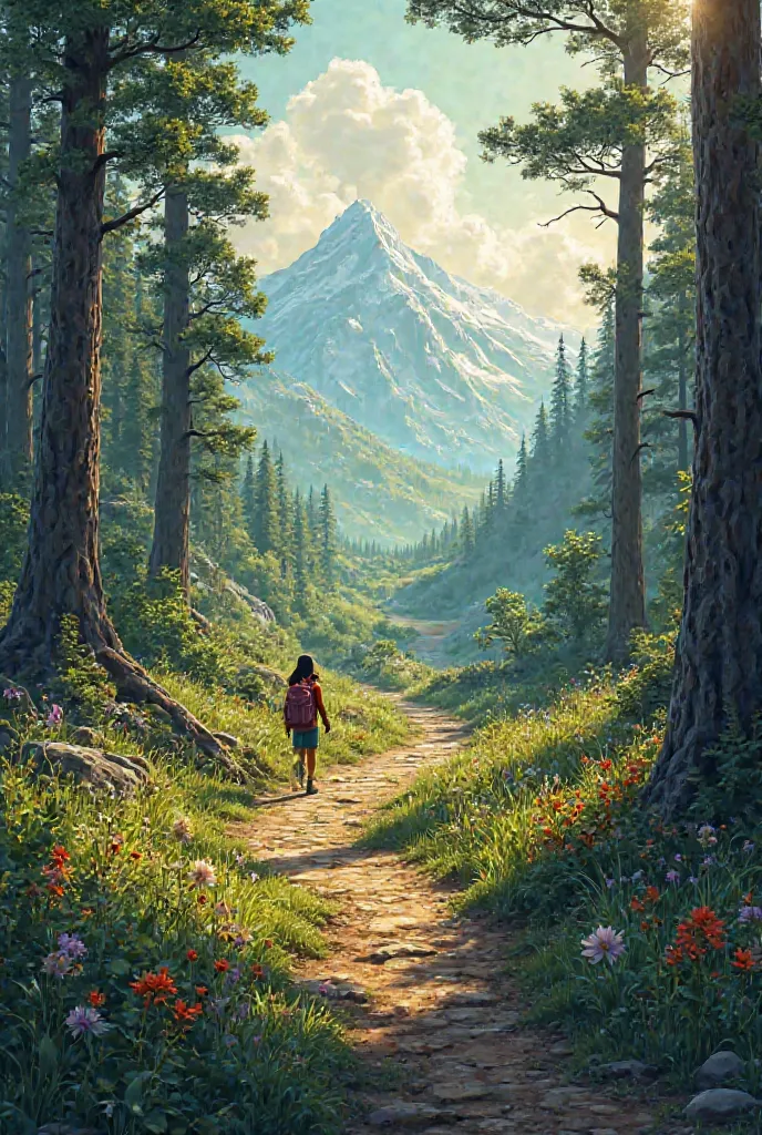 I want an image of an inspirational trail