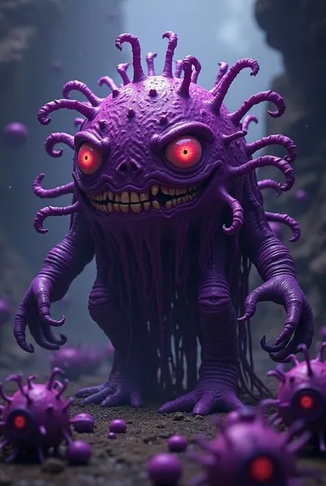 Purple virus, With eyes of displeasure 