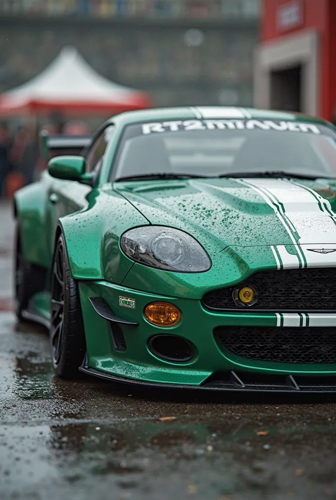 Aston martin v8 virage coupe 1999, clássic car for drifting, fórmula drift Professional car, aston martin v8 virage coupe 1999, drift car, clássic car, dreamer competition, tuned car, v8 twin supercharger exposed engine, aston martin racing green and white...