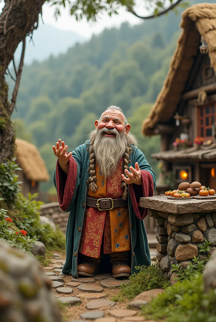 Miniature, 2.5Ｄ,tilt-shift lens,real, Wizardry,The Hobbit,Cheerful Dwarf, 