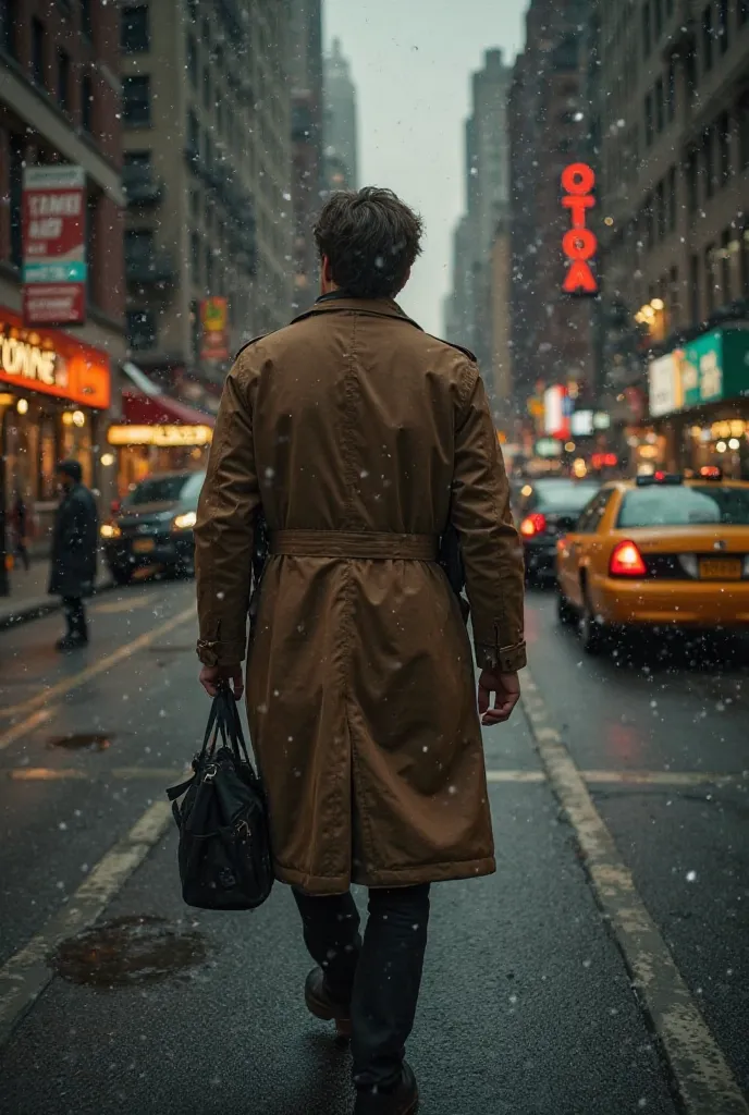 Here's a long film story:

# .
In New York City, young Alex lives a quiet life with his family. However, he finds himself involved in a series of mysterious events after finding a bag full of money in the street.

Alex, who has financial problems, decides ...