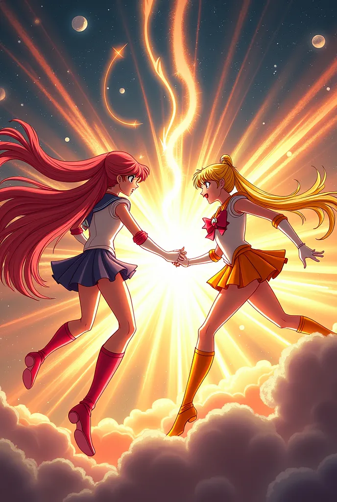 Barefoot Sailor Venus vs sailor pluton

