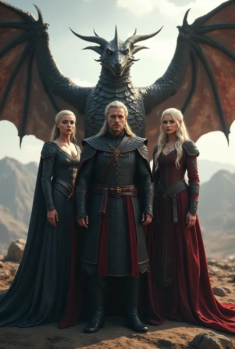 Aegon Targaryen and his wives 