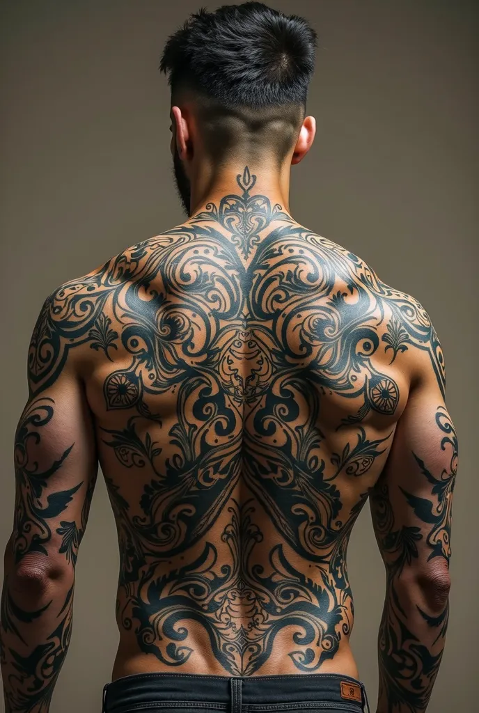  tattoo on the back