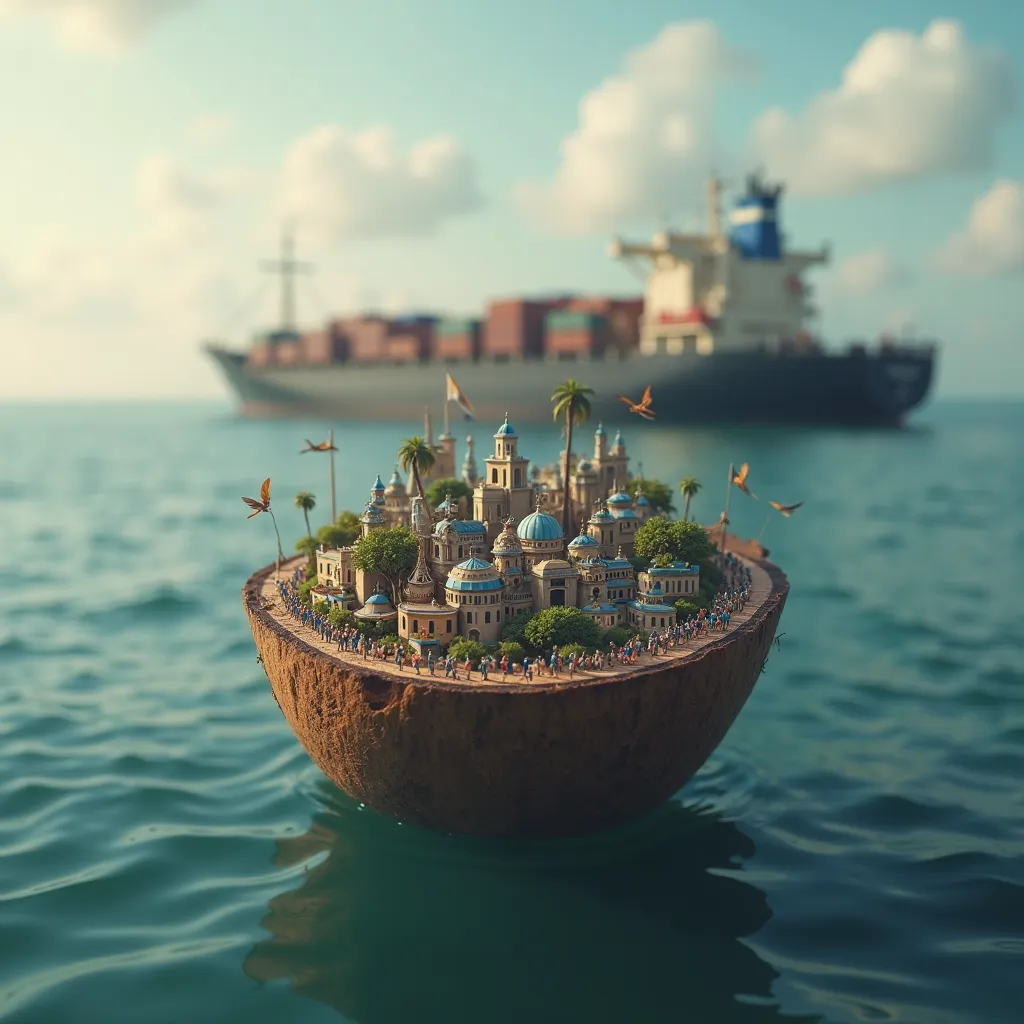 floating coconut cities