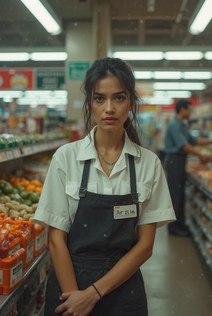 MIA KHALIFA WORKING AS A SUPERMARKET CASHIER 