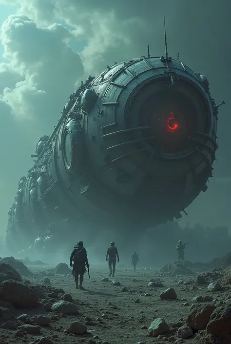 🎬 777777777ft long and 7777777ft wide and 3500ft high alien heavy armored space ark lowering rear door with commandos walking down ramp to hostile enemy planet surface,
"The Vampora Chronicles 2025:The Kavakee And The Zogo” 

Official Trailer
taking the sa...