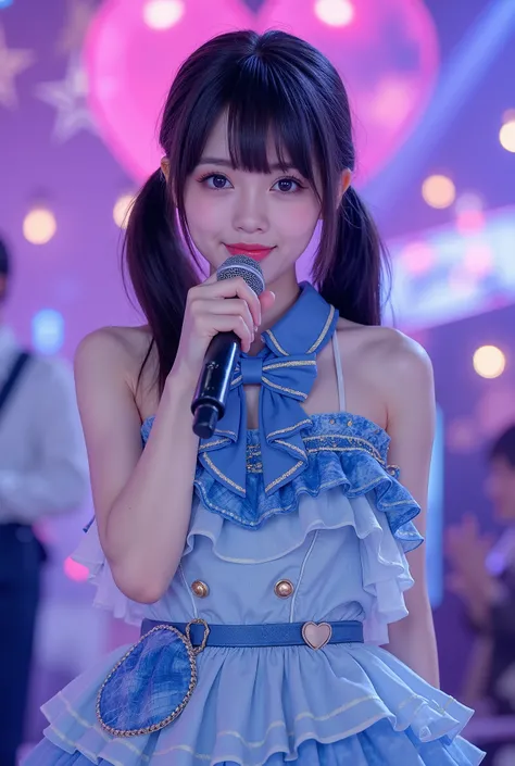 (extremely detailed, score_9, score_8_up, score_7_up, very detailed, detailed, sharp focus, 8K UHD), Realistic full-body photo of a petite and very young Japanese woman, ((full outfit visible, slender legs visible))), big smile, detailed facial features, d...