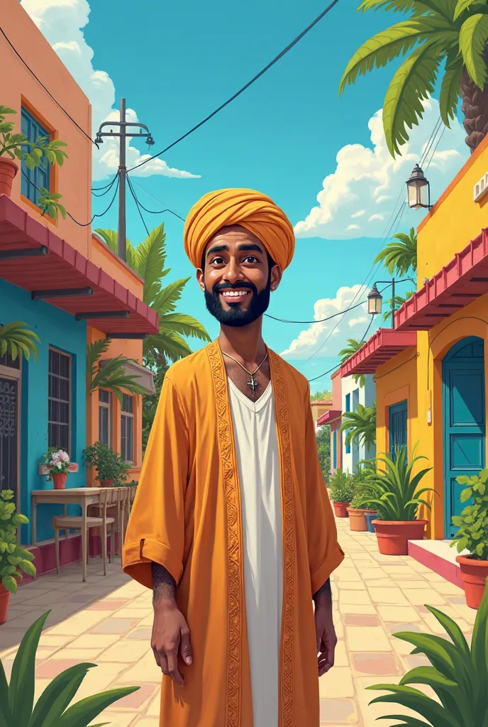 An Arab in a cartoon in Northeastern Brazil