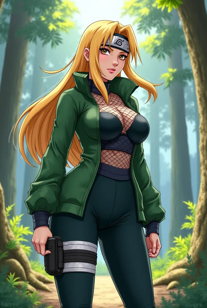 Tsunade with a big chest 