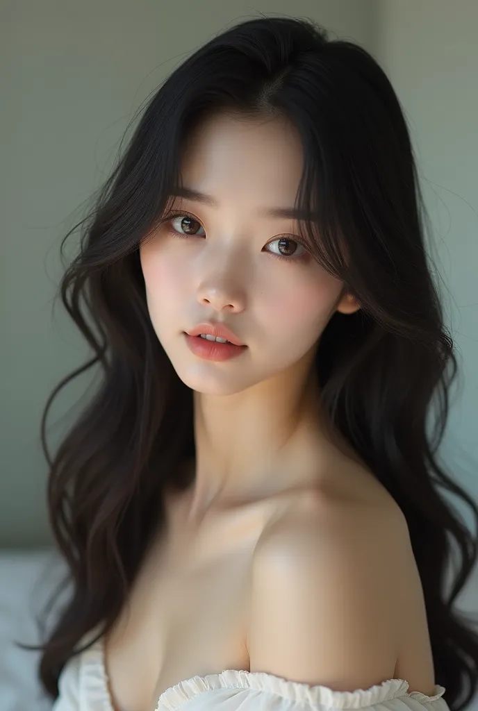 Korean woman without clothes