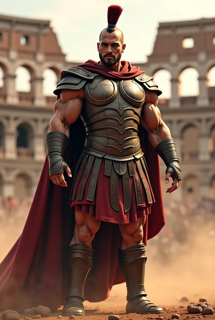 A gladiator-style avatar with my photo