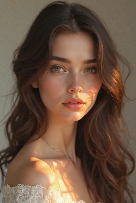 CREATE A BEAUTIFUL BRUNETTE WOMAN  