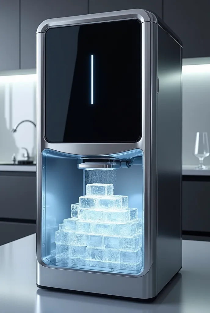 Ultra high definition ice maker, realistic ice maker