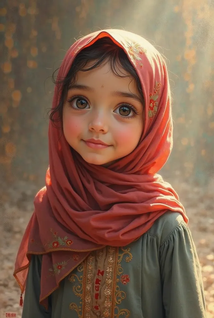 create the cute islamic girl 