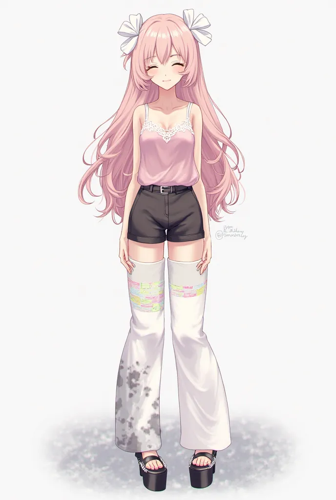 ChatGPT

Anda bilang:
Gambar yang diunggah
Tolong buatkan karakter animasi dengan referensi outfit digambar
ChatGPT bilang:

A cute animated character inspired by a Roblox avatar. The character has long, wavy, pastel pink hair with two white bows on each s...