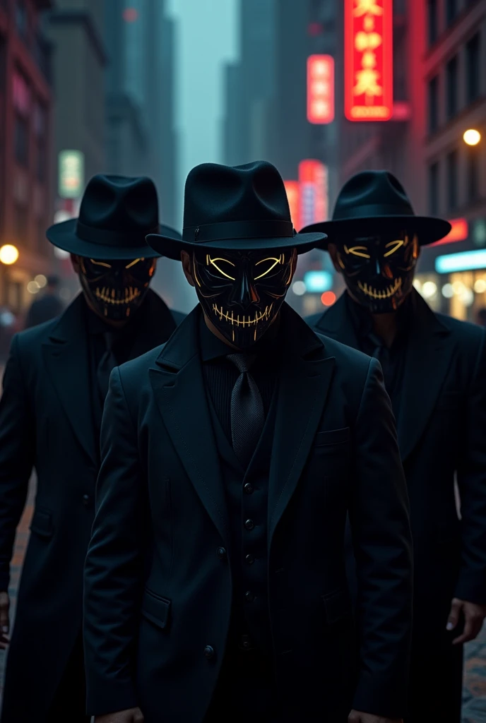 Let them wear gangsters masks