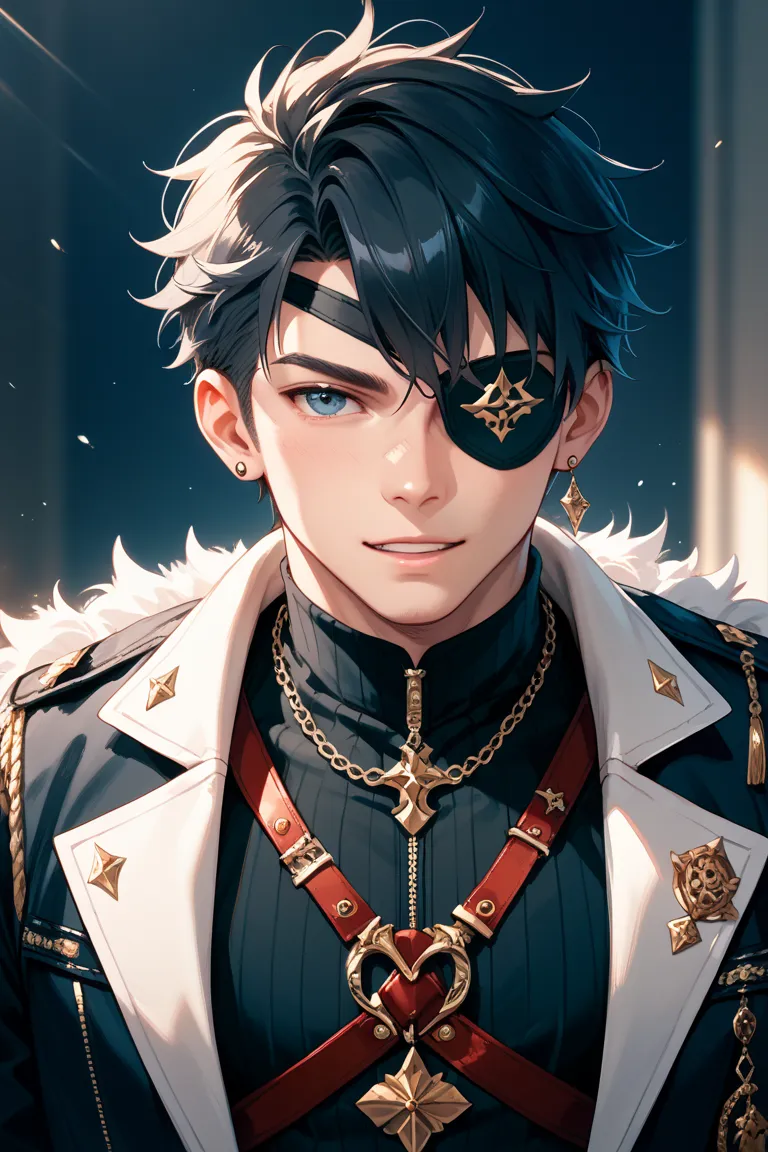 God of black men　There is an eyepatch