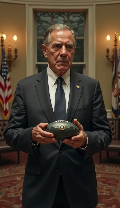  A president with a nuclear football,