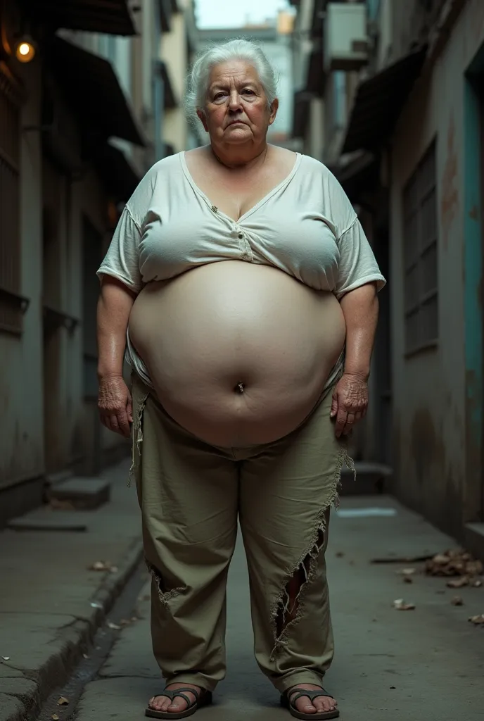 (((Huge sexy booty granny))). Big butt cheeks. Looking homeless. Tight khaki pants. Pants are torn and ripped.  Bottomless pants. Candid booty. Bending down. Giant booty is in front of camera. Slim waist. Old white woman. White short hair. Gigantic butt is...