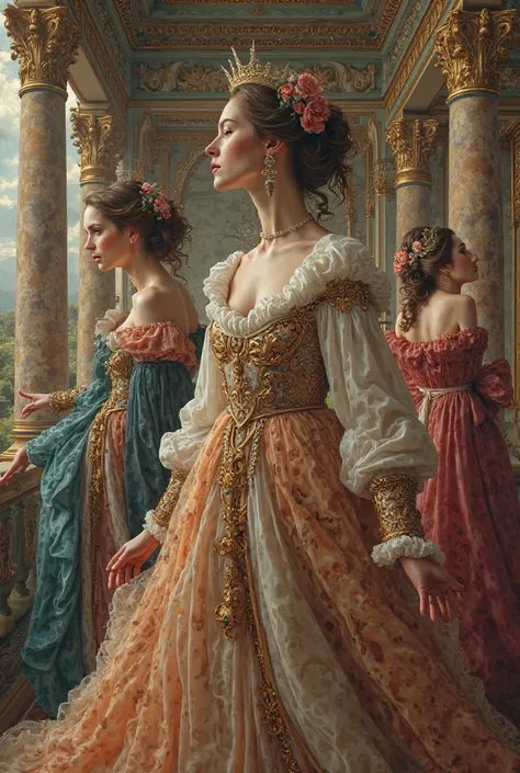 Ranaissance , baroque and rococo art
