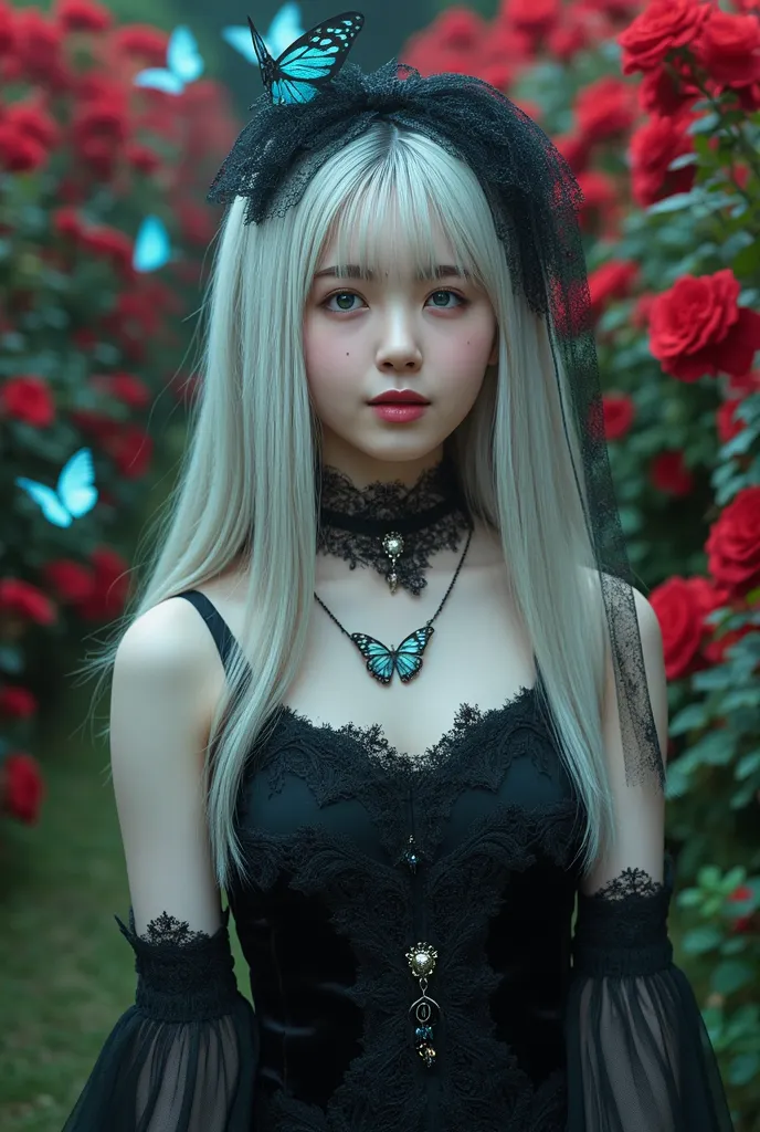 Sexy Gothic Lolita Girl, (masterpiece, cinematic lighting, UHD, accurate, super detail, high details, high quality, award winning, best quality, highest, 16k, ultra detailed face, ultra detailed eyes, ultra detailed lips, ultra detailed hair, realistic tex...