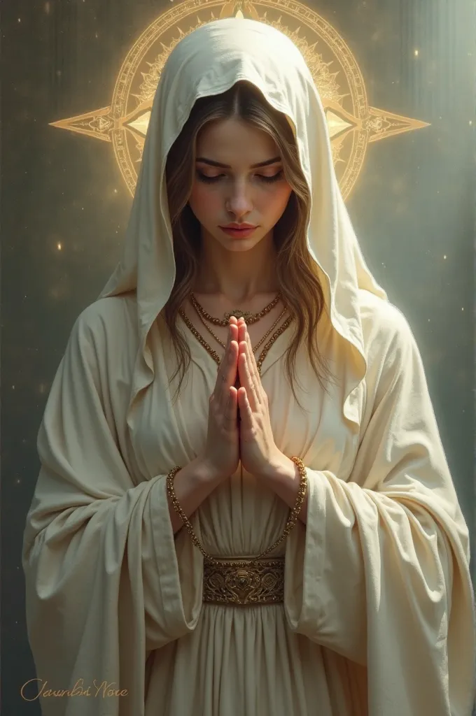 Mary Mother of Jesus Christ, Praying for the son.