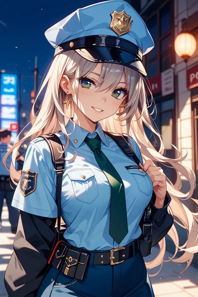 girls、police、cute、Sakuya Jurokuya、