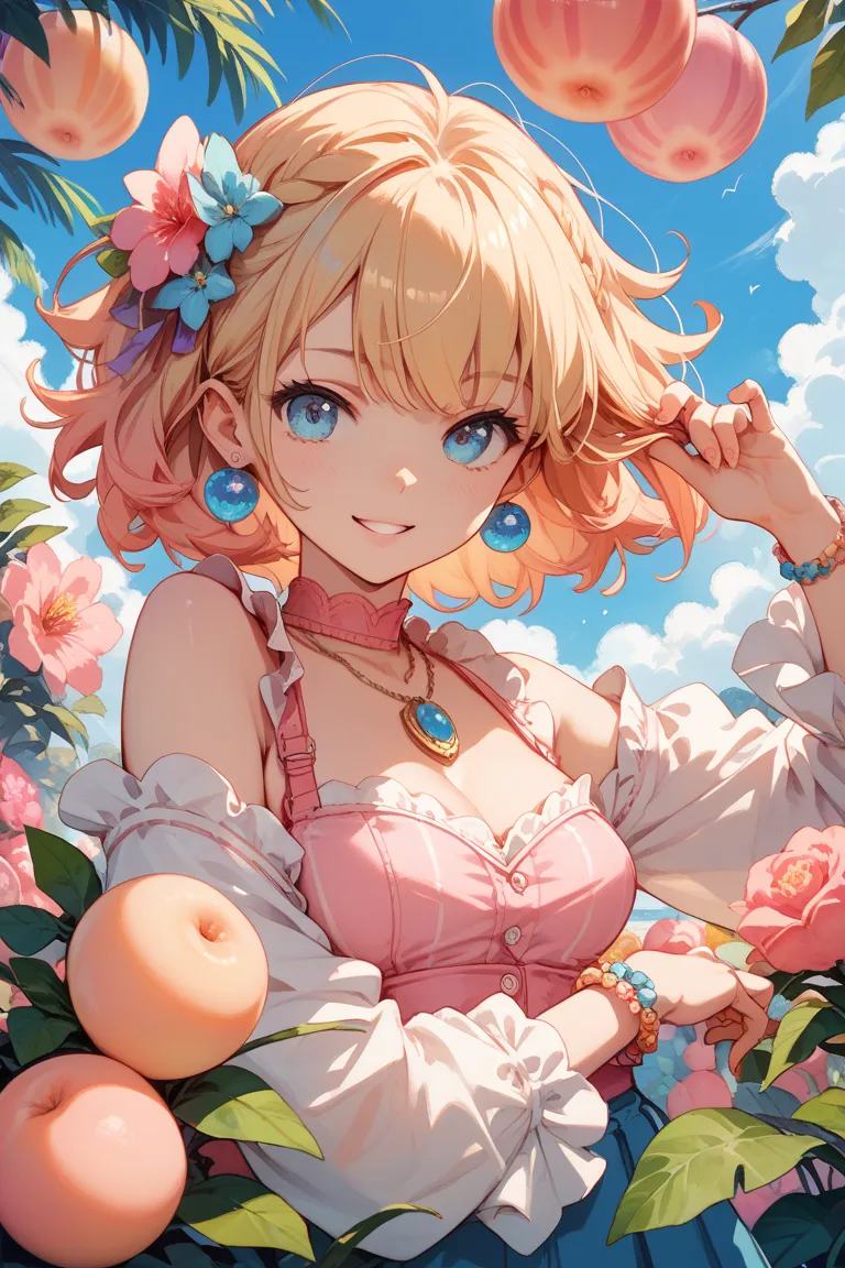  colorful peach 