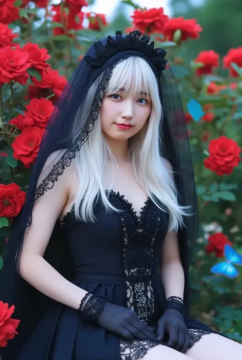 Sexy Gothic Lolita Girl, (masterpiece, cinematic lighting, UHD, accurate, super detail, high details, high quality, award winning, best quality, highest, 16k, ultra detailed face, ultra detailed eyes, ultra detailed lips, ultra detailed hair, realistic tex...