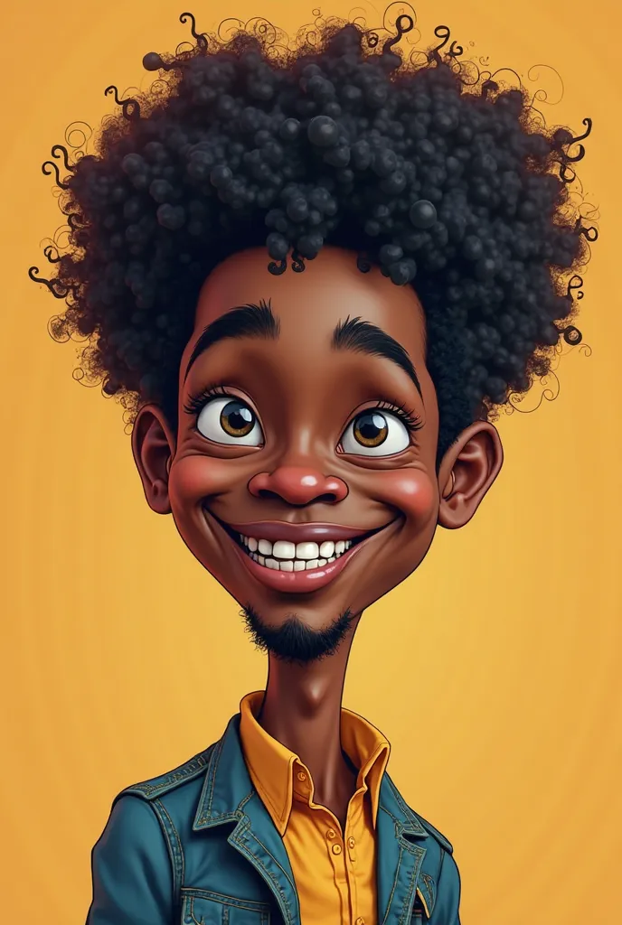 Caricaturic black character