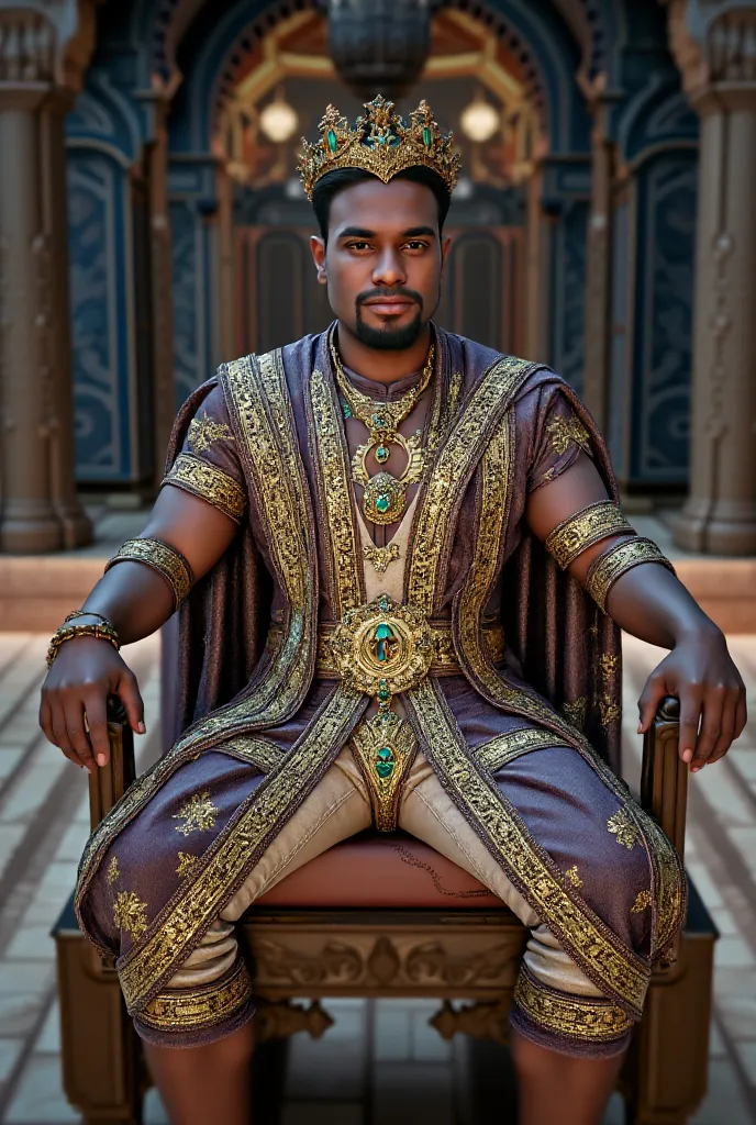 Seated on a Throne