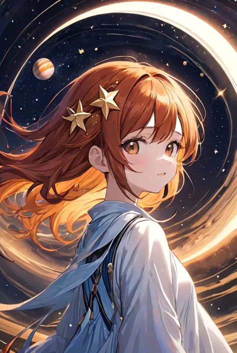 Chat GPT 

あなた:
make an image of a girl with the image of Jupiter engulfed in Jupiter's vortex！
Chat GPT :
images, but、about designing a girl with the image of Jupiter

Design plan for a girl with the image of Jupiter
1.hairstyle/hair color

The hair color...