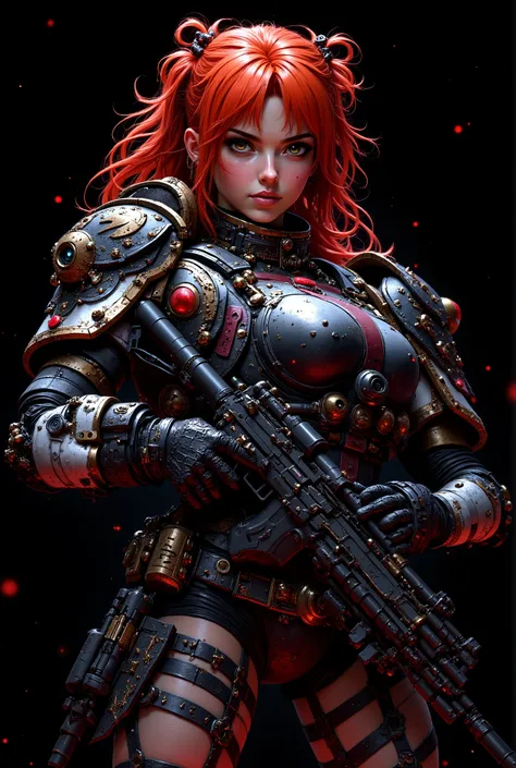 ((artwork, highest quality, A maximum image quality, high resolution, photorealistic, CRU photo, 8k)),(best quality, 4k, high resolution, masterpiece: 1.2), ultra detailed, (realistic, photorealistic: 1.37), creates a perfect image of a futuristic space ma...