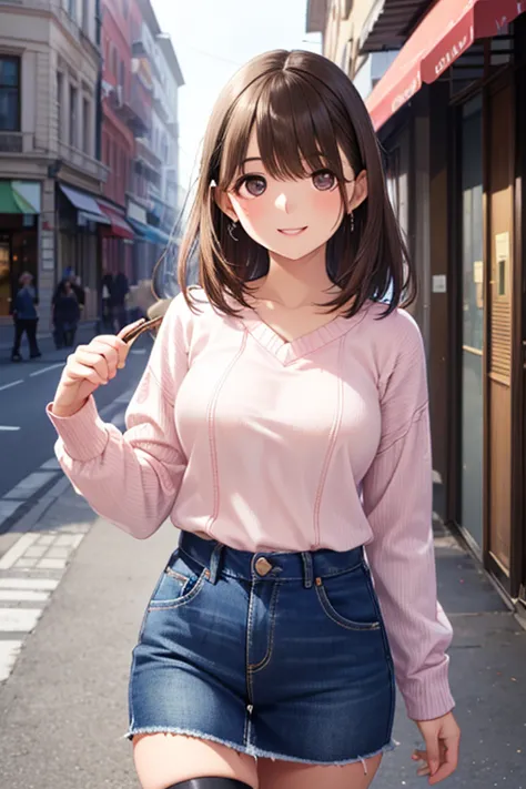 Anegasaki Nene, shiny brown hair, beautiful brown eyes, smiling face, sparkling pupils, (fine grain), highly detailed eyes, highly detailed face, highly detailed eyes,, (masterpiece:1.2, best quality), ((only1 girl)), cowboy shot,


 

brown hair),  o, bro...