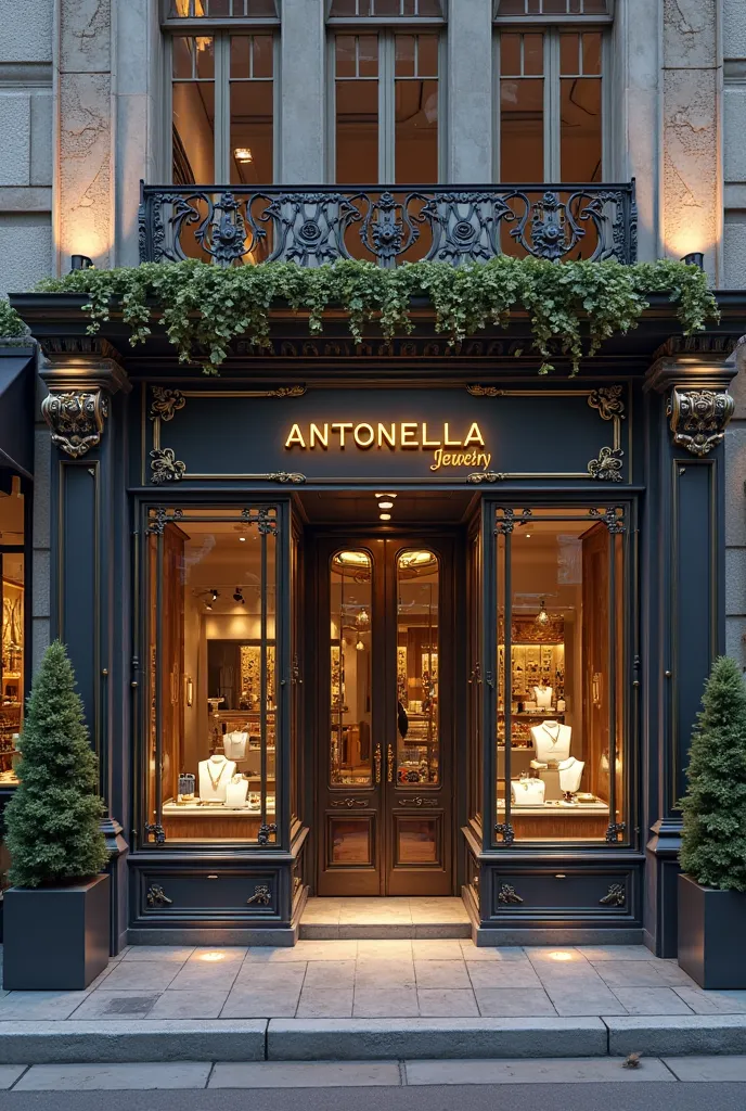 a cover of a jewelry store with the name of Antonella jewelry