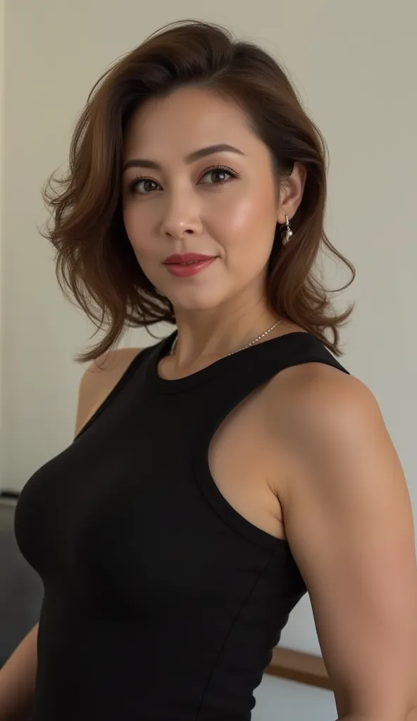 mature woman, (  Detailed Description of Hair  ), ( Detailed facial description ), (Detailed description of the body),  HD ,  masterpiece,  Top Quality,  high detail, formal: 1.4), (  actual  : 1.2, 超  actual  な: 1.1,   actual : 1.37), ( clear focus : 1.4)...